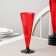 Single-wing “cone”, 150-180 ml, 6 pcs in packaging, red color with a black leg
