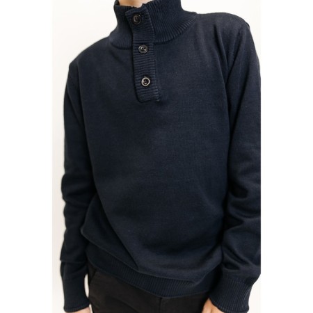 Jumper for boys, height 110-116 cm, dark blue color-4