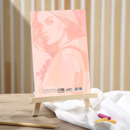 A notebook for sketches "Girl", A5 format, 32 sheets, 100 g/m2.-2