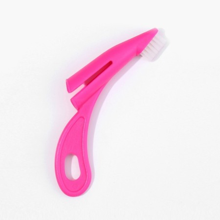 Toothbrush to remove animal raids, pink-1