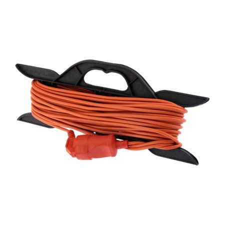 Extension cord on the ProConnect frame PVS 2x0.75, 20 m, b/s, 6 a, 1300 W, IP20, orange (made in