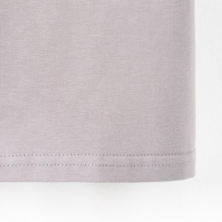 Women's T -shirt Minaku: Basic line color gray, size 44-9