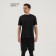 Male T -shirt, basic, size m (48), black color