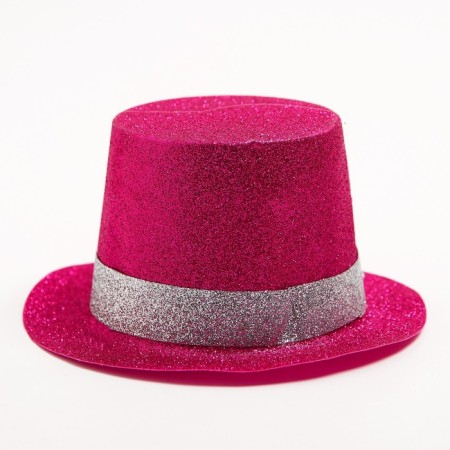 Carnival hat "Cylinder", on an elastic band, Mix colors-3