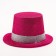 Carnival hat "Cylinder", on an elastic band, Mix colors