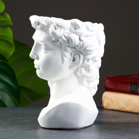 Vase "David's head" White-2