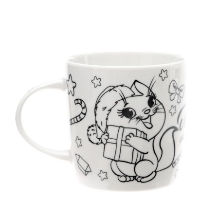 New Year's set for creativity. Mug for coloring "New Year! Dream ", 300 ml-3