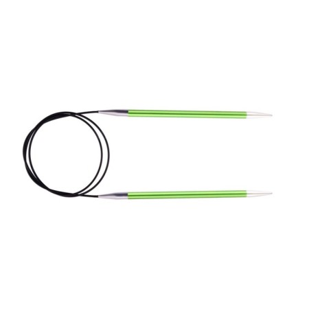 Knitting needles aluminum circular zing Knitpro, 80 cm/3.50 mm 47127