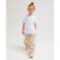 Children's pants Minaku: Basic Line Kids, beige color, height 146