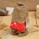 Orak-Domova "Vasilek in a linseed cap, with a ruble", 18x11x10cm, mix