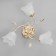 Olana chandelier 3he27 40W gold 43x43x18 cm Bayerlux