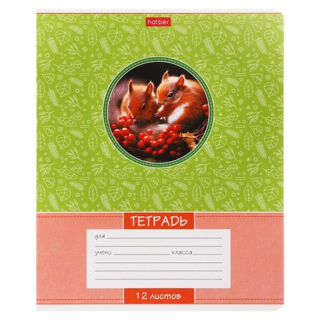 Notebook 12l Lin Forest Babies, Region Mel Boom, BL 65g/M2, Mix-5