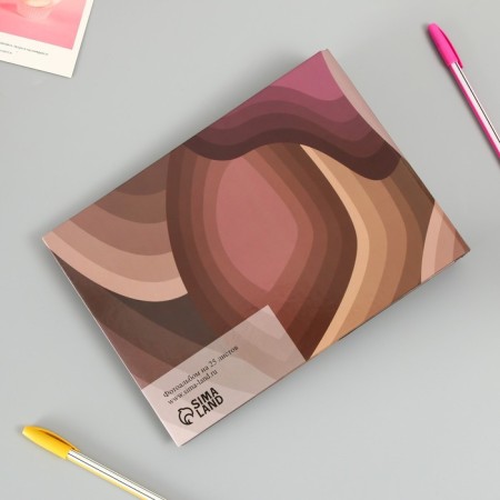 Photo album 25 sheets (corners+rings) "petals" 19x27x3 cm-7