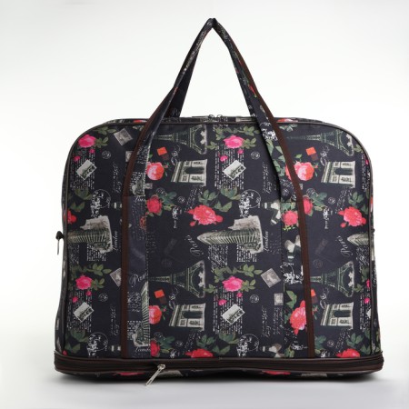 Road bag with lightning, with an increase, a long belt, the color is black-1