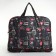Road bag with lightning, with an increase, a long belt, the color is black