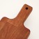 Defense board for feeding and serving with a handle, on legs, 38 × 10 × 6 cm, birch