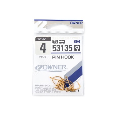 The hook Owner PIN Hook Gold No. 4, 7 pcs.-2