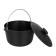 Kazan cast -iron boyscout, with a lid and an arc, 10 liters