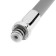 Pour for the Zein mixer, 3/4 ", flexible, silicone, stainless steel, 50cm, plastic grid, gray