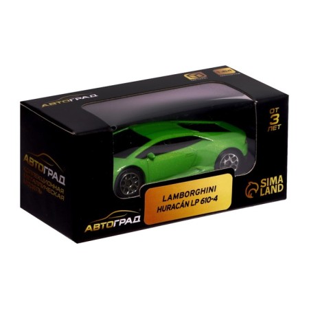 Metal machine Lamborghini Huracan LP610-4, 1:64, green color-3