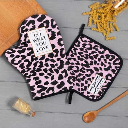 Ethel kites "Do What You Love": a mittens-seging 20x28 cm, a grade 19x19 cm, 100% cotton