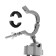 Tundra drill stand, screw clamp, rotary hinges 360 °, D = 42 mm, length 245 mm