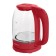 Teapot Maunfeld MGK-613CH, glass, 1.7 l, 2200 watts, cherry