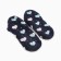 Noski shortened non-circulating with fur, the color of dark blue/hearts, size 36-40