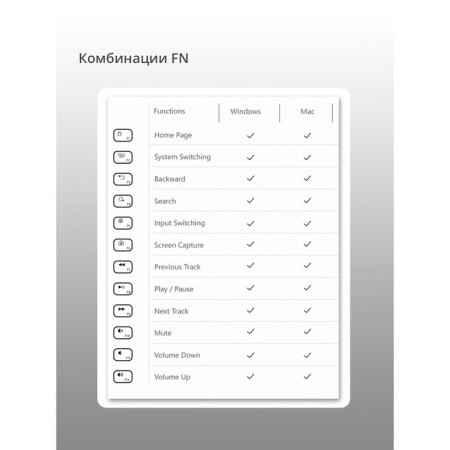 Keyboard A4Tech FSTYLER FX50 Gray USB Slim Multimedia (FX50 GREY)-5