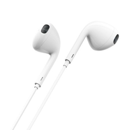 Headphones Borofone BM32 Plus, inserts, microphone, Lightning, cable 1.2 m, white-4