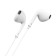 Headphones Borofone BM32 Plus, inserts, microphone, Lightning, cable 1.2 m, white