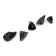 Cargo-EXCCentric Painted Distressed Yaman 5 pcs., 60 g, black