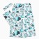 Set for the Ethel Sauna "Mint Mood" Pareo with a bow+towel 80x150 cm+dressing, 100% HL