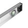 The level of aluminum tundra "rail", 3 eyes (1 rotary), 800 mm