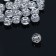 Acrylic bead "Smile", 0.9 × 0.4 cm, set 10 g, silver color