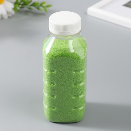 Color sand in bottles "Salad" 500 gr-1