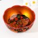 Salad bowl, carved, 15-16 × 7 cm, Khokhloma