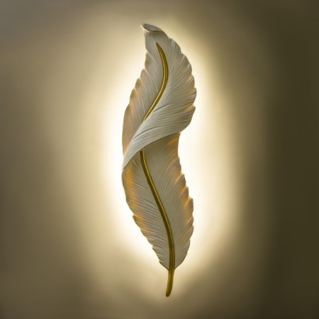 Bra "feather" LED 22W 4000K white 17x4x64cm-4