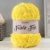 Yarn "Fable Fur" 100% micropoliester 100m/100g (984 lemon)