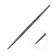 Silicon Brush "Flat", Hana Create No. 3 (exhibition length 5 mm), short dull handle