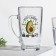 Avocado mug, 400 ml, MIX drawing