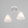 Ronan chandelier 2he27 40W white 40x28 cm