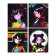 Notebook of 48 sheets in Calligrata Call “bright. Anime”, cardboard cover, matte lamination + selective UV-lame, block offset mix