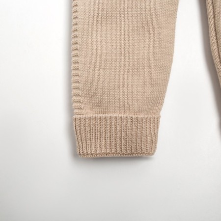 Knitted crumb set "Trendy" growth 86-92 cm, beige color-7