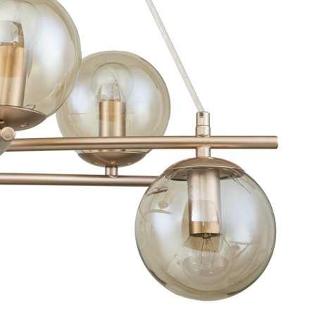 Suspended lamp 6x40W E14, size 68x37x98 cm-2