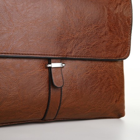 Male bag, brown color-2
