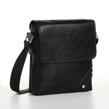 Male bag, black color