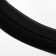 Torso steering wheel, genuine leather, size 38 cm, perforated insert, black