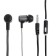 Luazon W-03 headphones, vacuum, microphone, flat wire, black