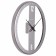 Watching interior, made of metal loft, D-32 cm, silent, gray